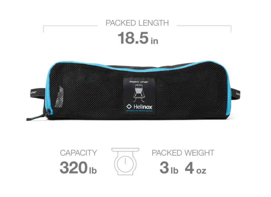 Helinox Playa Chair ブラック/ブルー エアヘッドレスト Helinox Playa Chair ブラック/ブルー エアヘッドレスト